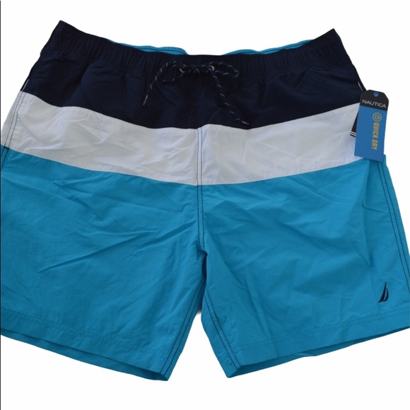 Nautica Other - Nasutica swim shorts striped quick dry men bathing